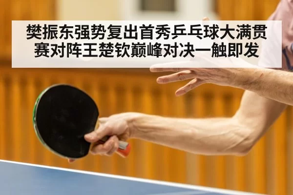 樊振东强势复出首秀乒乓球大满贯赛对阵王楚钦巅峰对决一触即发